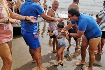 Chinchorro y varada del pescado pasados por agua (Foto TA)